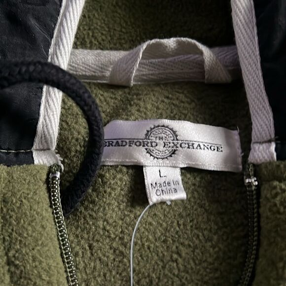 Bradford Exchange US Army Fleece Jacket Coat with Hood size  Large NWT - Picture 3 of 11